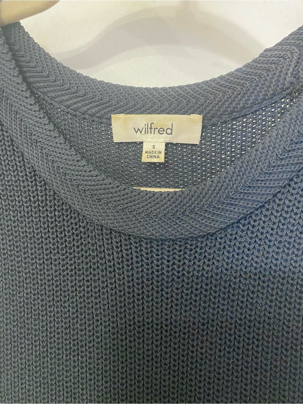 Wilfred Teal Sweater Tunic with slits